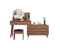 MIROOOO Tabouret Coiffeuse Coiffeuse en Bois de Style Chinois, Bout de lit de Chambre à Coucher avec Armoire, Coiffeuse et Bureau Bureau de Vanité Bureau de Maquillage