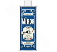 Miror Argentil - Nettoyant Inox, Argent, Chrome, Etain brillant, Nickel, Aluminium Et Acier - Nettoie & Fait Briller - Efficace Pour Argent Et Métal - Anti-oxydant - Fabriqué En France - Facon 250mL