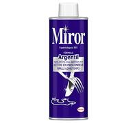 Miror Argentil - Nettoyant Inox, Argent, Chrome, Etain brillant, Nickel, Aluminium Et Acier - Nettoie & Fait Briller - Efficace Pour Argent Et Métal - Anti-oxydant - Fabriqué En France - Facon 250mL