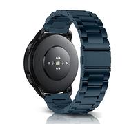 MiRowy 22mm Bracelet pour Amazfit Balance 2/Balance/Bip 6/Bip 5/Bip 5 Unity/Cheetah/Cheetah Pro, Montre de Remplacement en Acier Inoxydable pour Amazfit GTR 4/GTR 3/GTR 3 Pro/GTR 3, Bleu