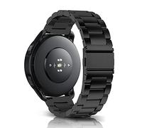 MiRowy 22mm Bracelet pour Amazfit Balance 2/Balance/Bip 6/Bip 5/Bip 5 Unity/Cheetah/Cheetah Pro, Montre de Remplacement en Acier Inoxydable pour Amazfit GTR 4/GTR 3/GTR 3 Pro/GTR 3, Noir