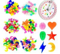MirraSwit 249 Perles Rayons Velo, Accessoire Velo Fille Perles Décoration | Décorations de Perles à Rayons de Vélo Colorés，Reflecteur Rayon Velo, Clip Rayon Vélo Coloré pour Filles et Garçons