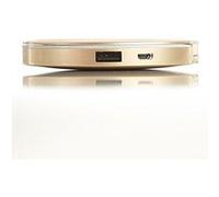 Mirroir USB Rechargeable Hyperjuice Pearl Powerbank Gold 3000 mAh Or G