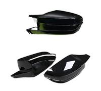 Mirror Cover Compatible For BMW G20 New 3 Series Sedan M340i 330i 2019-2022 Gloss Black Exterior Rear View Caps Shell Replacement Clip On(Right Hand Drive)