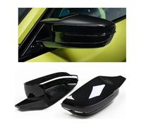 Mirror Cover Compatible For BMW G20 New 3 Series Sedan M340i 330i 2019-2022 Gloss Black Exterior Rear View Caps Shell Replacement Clip On(Left Hand Drive)