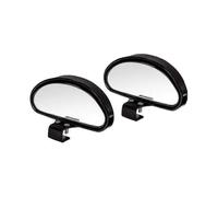 Mirror Driving Accompanied Mirror Blind Spot Mirror for All Cars- Adjustable Angle Convex Mirror (2Pcs-A))