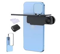 Mirror Effect- Capture Stunning Instantly, Adjustable Angle Mobile Phone Camera Mirror Clip, Capture Clip for Outdoor Travel Photography (Black)