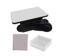 Mirror Effect Lens - 4.25x2.64x1.38 pouces Smartphone Camera Reflection Clip Kit pour les prises de vue créatives, accessoires de téléphone portable rotatif avec conception réglable, pour les utilisat
