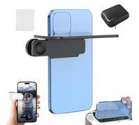 Mirror Effect Lens - Capture Stunning Reflections Instantly, Adjustable HD Glass Smartphone Photography Flip Mirror, Shoot The Sky Lake Water Portrait Reflection for Travel Photography (Black)