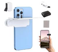 Mirror Effect Lens-Capture Stunning Reflections Instantly,New Upgrade Adjustable HD Glass Smartphone Photography Flip Mirror for Android & iOS Smartphones (White,Regular Model)