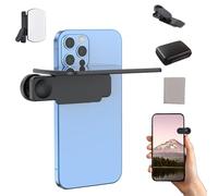 Mirror Effect Lens-Capture Stunning Reflections Instantly,New Upgrade Adjustable HD Glass Smartphone Photography Flip Mirror for Android & iOS Smartphones (Black,Regular Model)