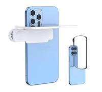 Mirror Effect Lens - Capture Stunning Reflections Instantly, Smartphone Camera Mirror Reflection Clip Kit, HD Glass Phone Shooting Reflection Mirror for Outdoor Travel Photography (White)