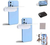 Mirror Effect Lens - Capture Stunning Reflections Instantly, Smartphone Camera Mirror Reflection Clip Kit, Clip Reflection Mirrors for Phone Back Camera for Travels (White*2)