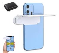 Mirror Effect Lens - Capture Stunning Reflections Instantly, Smartphone Camera Mirror Reflection Clip Kit, Adjustable Angle Phone Camera Mirror Clip, for Travel Photography (White)