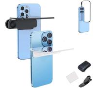 Mirror Effect Lens - Capture Stunning Reflections Instantly, Smartphone Camera Mirror Reflection Clip Kit, Adjustable HD Glass Smartphone Photography Flip Mirror, for Travel Photography