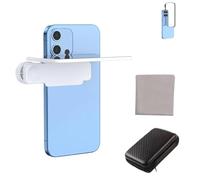 Mirror Effect Lens - Capture Stunning Reflections Instantly, Smartphone Camera Mirror Reflection Clip Kit, Capture Clip, Adjustable HD Glass Flip Mirrors for Travel Photography (White)