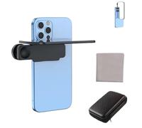 Mirror Effect Lens - Capture Stunning Reflections Instantly, Smartphone Camera Mirror Reflection Clip Kit, Capture Clip, Adjustable HD Glass Flip Mirrors for Travel Photography (Black)