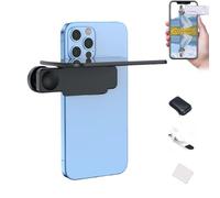 Mirror Effect Lens - Capture Stunning Reflections Instantly, Smartphone Camera Mirror Reflection Clip Kit, Adjustable Angle Mobile Phone Camera Mirror Clip, for Phone Photography (Noir)