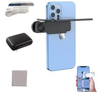 Mirror Effect Lens - Capture Stunning Reflections Instantly, Smartphone Camera Mirror Reflection Clip Kit, Adjustable HD Glass Smartphone Photography Flip Mirror (Black)
