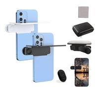 Mirror Effect Lens - Capture Stunning Reflections Instantly, Smartphone Camera Mirror Reflection Clip Kit, Adjustable HD Glass Smartphone Photography Flip Mirror, for Travel (2Mix,with Remote)