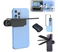 Mirror Effect Lens - Capture Stunning Reflections Instantly, Smartphone Camera Mirror Reflection Clip,Portable Adjustable HD Glass Photography Flip for Travel Photography (1pcBlack)