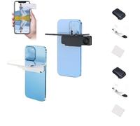 Mirror Effect Lens - Capture Stunning Reflections Instantly,Smartphone Camera Reflection Clip Kit, Adjustable HD Glass, for Outdoor Travel Photography (2PCS Black+White)
