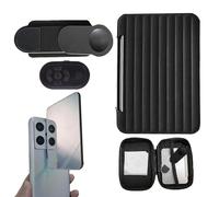 Mirror Effect Lens - Mirror Reflection For Phone Camera | Smartphone Camera Clip Kit, Ajustable Mobile Reflector, HD Glass, Travel-Friendly Photography Accessory Supplies