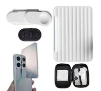 Mirror Effect Lens - Mirror Reflection For Phone Camera | Smartphone Camera Clip Kit, Ajustable Mobile Reflector, HD Glass, Travel-Friendly Photography Accessory Supplies