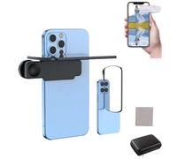 Mirror Effect Lens-Stunning Reflections Instantly, Smartphone Camera Reflection Clip Kit, Selfie Adjustable Glass Photography Flip Mirrors Clips for Outdoor Creative Shoot