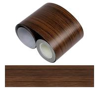 Mirror Frame Border | 10 Meter Wood Grain Sticker Trim | Bathroom Mirror Frame Border Kit | for Kitchen Shower Toilet Home Room