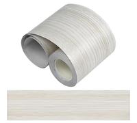 Mirror Frame Border - Wood Grain Trim, 10 Meter Bathroom Mirror Border for Renovation, Self Adhesive Molding with Waterproof Seal, Flexible Decorative Strip for Refreshing Covering Protecting