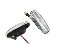 Mirror Indicators Retroviseur Lampe Clignotant Dynamique Marqueur Latéral Répéteur Lampe Accessoires Style Pour Citroen Pour Nemo Panel Van 2008.02 - 2018 2019(Dynamic Crystal)