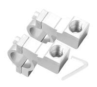 Mirror Motor Mount Adapter | 2 Pieces Universal Aluminum Alloy Bracket | Motorcycle Rearview Mirrors Bracket | for Hiking Outdoor Fishing Cycling Mountain Road Commuting Travel Riding