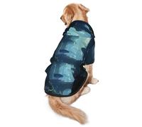 Mirror of Wonder Sweat à capuche pour chien en polyester doux et respirant pour chiens de taille moyenne et grande