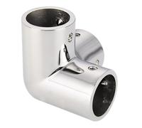 Mirror Polished Hand Rail Fitting - Stainless Steel 3 Way Mirror Polished