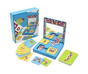 Mirror Puzzle - Jouet éducatif Spatial Thinking Cube | Réfléchissant Brain Training Mirror Cube Game for Focus and Problem Solving Skills | Portable Learning Puzzle for Travel and Classroom Activities
