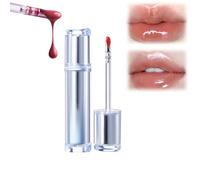 Mirror Tea Light Lip Glaze, Mirror Tea Jelly Light Lip Glaze, Lip Gloss with Metal Applicator, New Ice Watery Lip Gloss - Iced Tea Watery Lip Gloss, Glasting Water Gloss(13#)