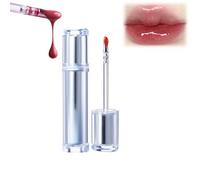 Mirror Tea Light Lip Glaze, Mirror Tea Jelly Light Lip Glaze, Lip Gloss with Metal Applicator, New Ice Watery Lip Gloss - Iced Tea Watery Lip Gloss, Glasting Water Gloss(10#)