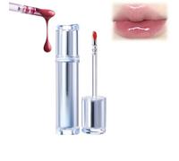 Mirror Tea Light Lip Glaze, Mirror Tea Jelly Light Lip Glaze, Lip Gloss with Metal Applicator, New Ice Watery Lip Gloss - Iced Tea Watery Lip Gloss, Glasting Water Gloss(11#)
