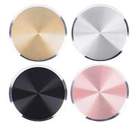 Mirrwin Argent Support aimanté Métalliques 3M adhési Plaques Métalliques Support Voiture Aimanté Metal Plate Argent Plaque Aimant Telephone 4 pcs pour Support Voiture Aimanté Smartphone 4 Coloris