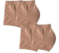 Mirrwin Chaussettes en Gel à Bout Ouvert - Hydratant pour Talon et Peau Sèche, Soulage la Douleur - 2 Paires Complexion