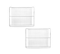 MIRTUX 2 grilles pour four. Dimensions : 45 x 37,5 cm. Code original : 481010635612. Compatible avec les modèles Whirpool, Ariston, Indesit, Bauknecht, Hotpoint, Ignis, Ikea, Laden, Elica, etc.