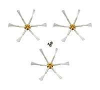 MIRTUX Kit de 3 brosses latérales 6 Lames compatibles avec Roomba séries 500, 600 et 700 (Tous Les modèles) - Pièces détachées Roomba Haute efficacité - Pièces détachées Brosse Roomba