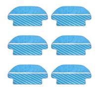 MIRTUX Kit de 6 MOPAS pour Conga 3490 Elite, Lavette Aspirateur Robot, Pack d'accessoires de Rechange pour Robots aspirateur Conga avec Chiffons de Nettoyage