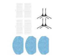 MIRTUX Pack d'accessoires compatible avec robot aspirateur Cecotec Conga 999 Origin X-Treme - Kit de pièces de rechange complet - Comprend 4 filtres, 4 brosses latérales et 3 serpillères