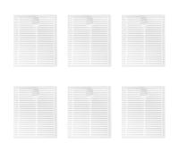 MIRTUX | Pack de 6 filtres compatibles avec Roomba Combo Essential - Pièces de rechange haute efficacité pour iRobot Y0110, Y0112, Q0120 - Filtre HEPA lavable et réutilisable