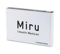 Miru 1 Month (6 lentilles) Puissance: -1.25, BC: 8.30, Diamètre: 14.00 -1.25