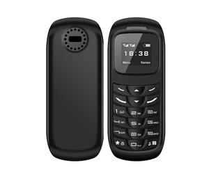 MiRUSI GSM Bluetooth Mini Téléphones Mobiles Combiné Bluetooth Téléphone Écouteur Dialer Support Nano Carte SIM BM70 (Noir)