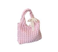 MIRVOUE Pochette bandoulière épaule épaule écourtisée Cloud Bubble pour femmes(ROSE-A)