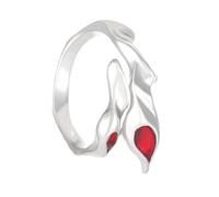 Mirweon Bagues de rendez-vous tendance ouvertes réglables en alliage texturé bijoux de doigt adaptés à diverses occasions bagues tendance pour femmes